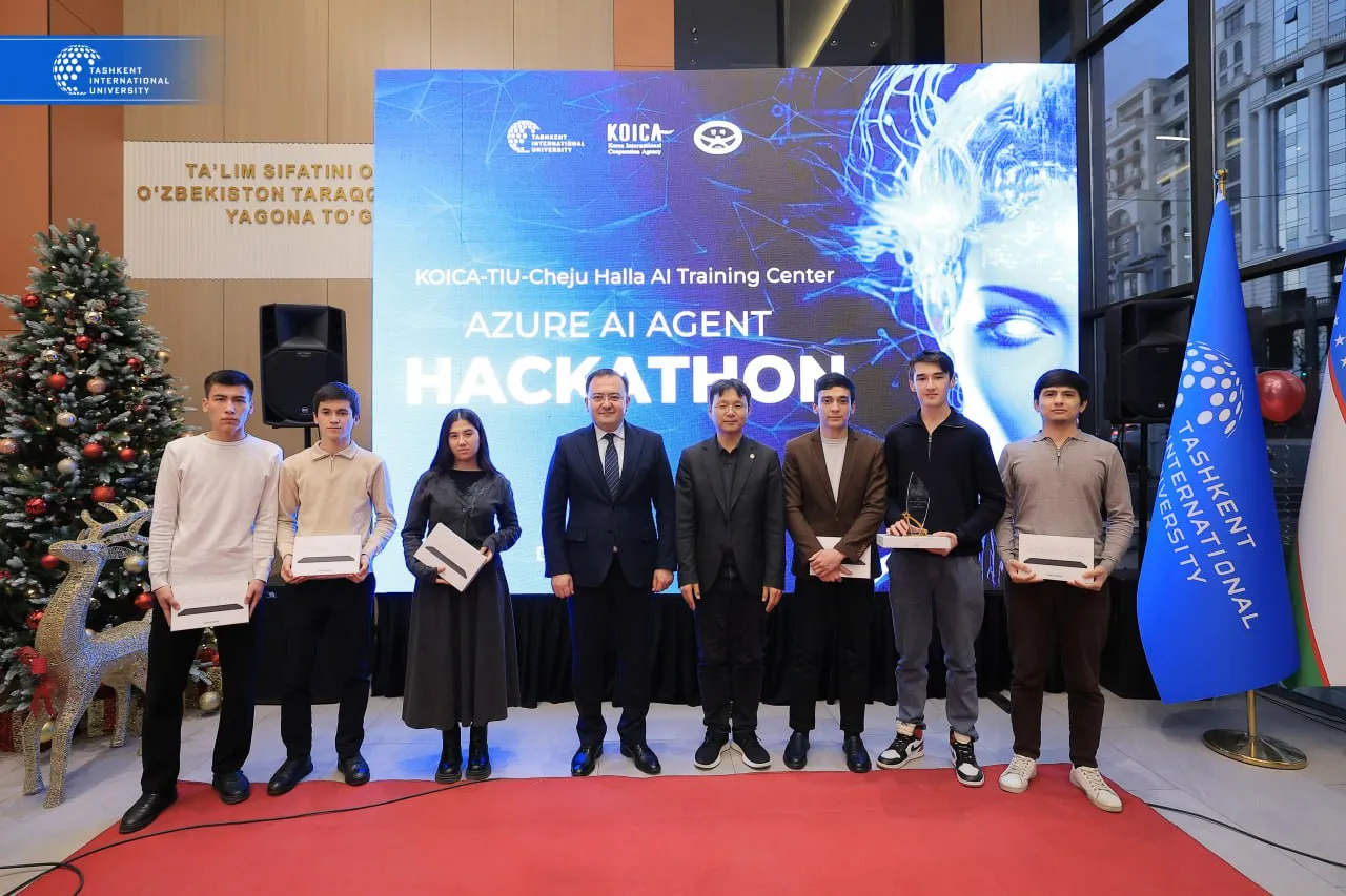 DarkByte team third place presenting AI Real Estate Search Platform for Uzbekistan housing market