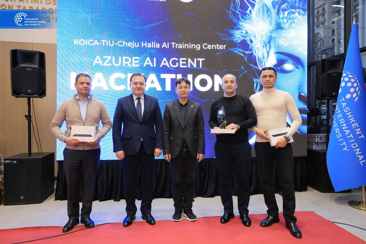 DeepCore team second place presenting AI Business Assistant with RAG system for cake shop demo
