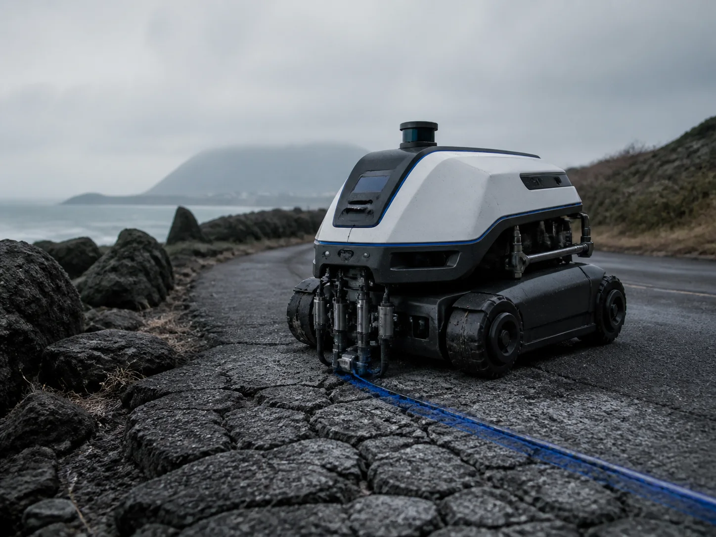 Unmanned Road Damage Restoration Technology